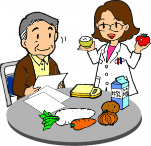 イラスト：栄養相談
