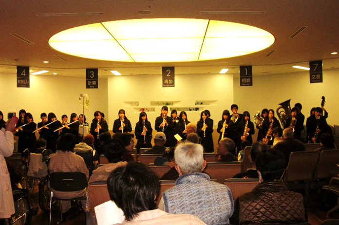 岡山市立市民病院2015年クリスマスコンサート写真