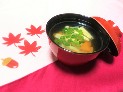 レシピ：根菜汁 写真