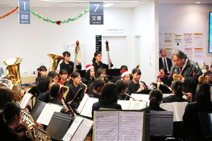 岡山市立市民病院2019年クリスマスコンサート写真