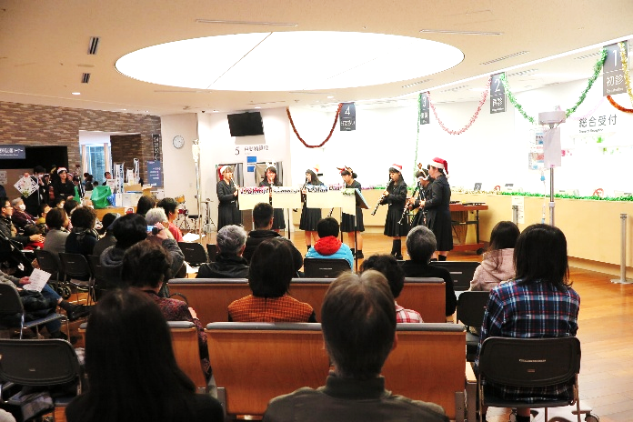 岡山市立市民病院2017年クリスマスコンサート写真
