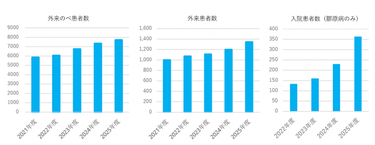 グラフ:診療実績
